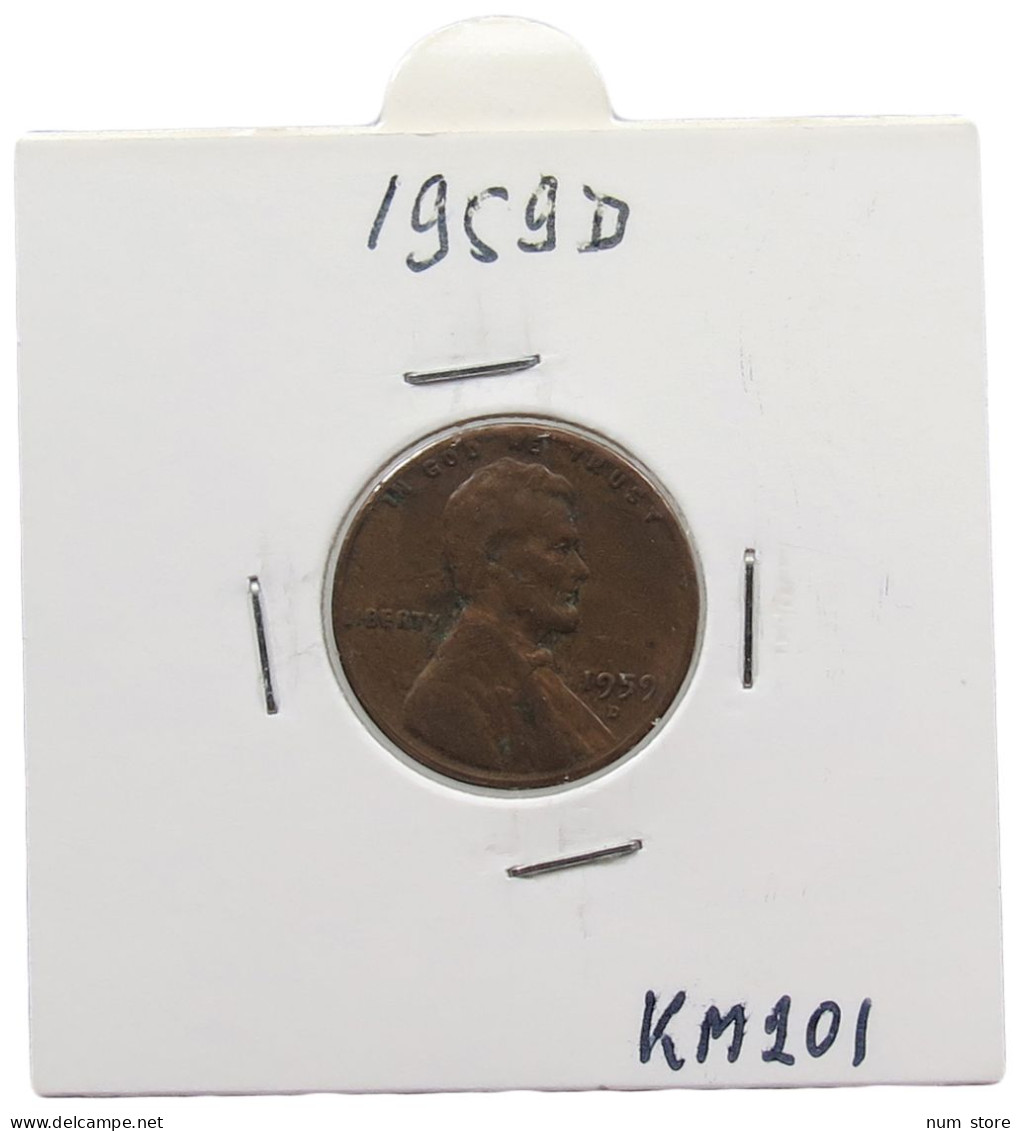 UNITED STATES OF AMERICA CENT 1959 D LINCOLN #alb072 0029 - 1959-…: Lincoln, Memorial Reverse