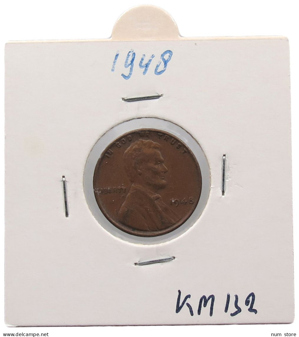 UNITED STATES OF AMERICA CENT 1948 LINCOLN #alb072 0131 - 1909-1958: Lincoln, Wheat Ears Reverse