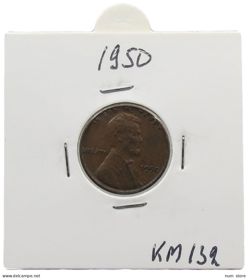 UNITED STATES OF AMERICA CENT 1950 LINCOLN #alb072 0137 - 1909-1958: Lincoln, Wheat Ears Reverse