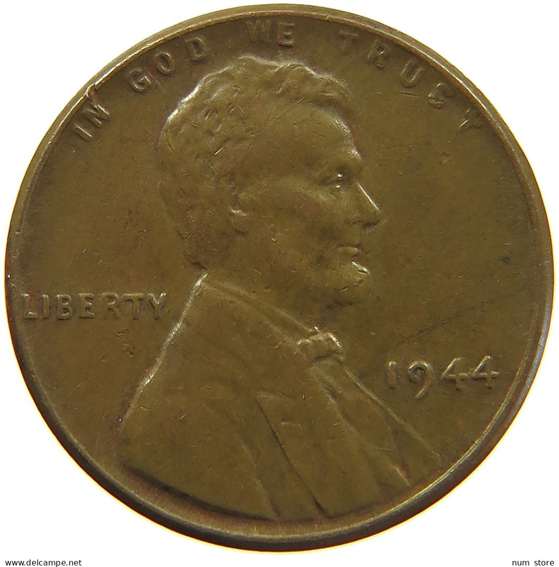 UNITED STATES OF AMERICA CENT 1944 LINCOLN #s091 0347 - 1909-1958: Lincoln, Wheat Ears Reverse