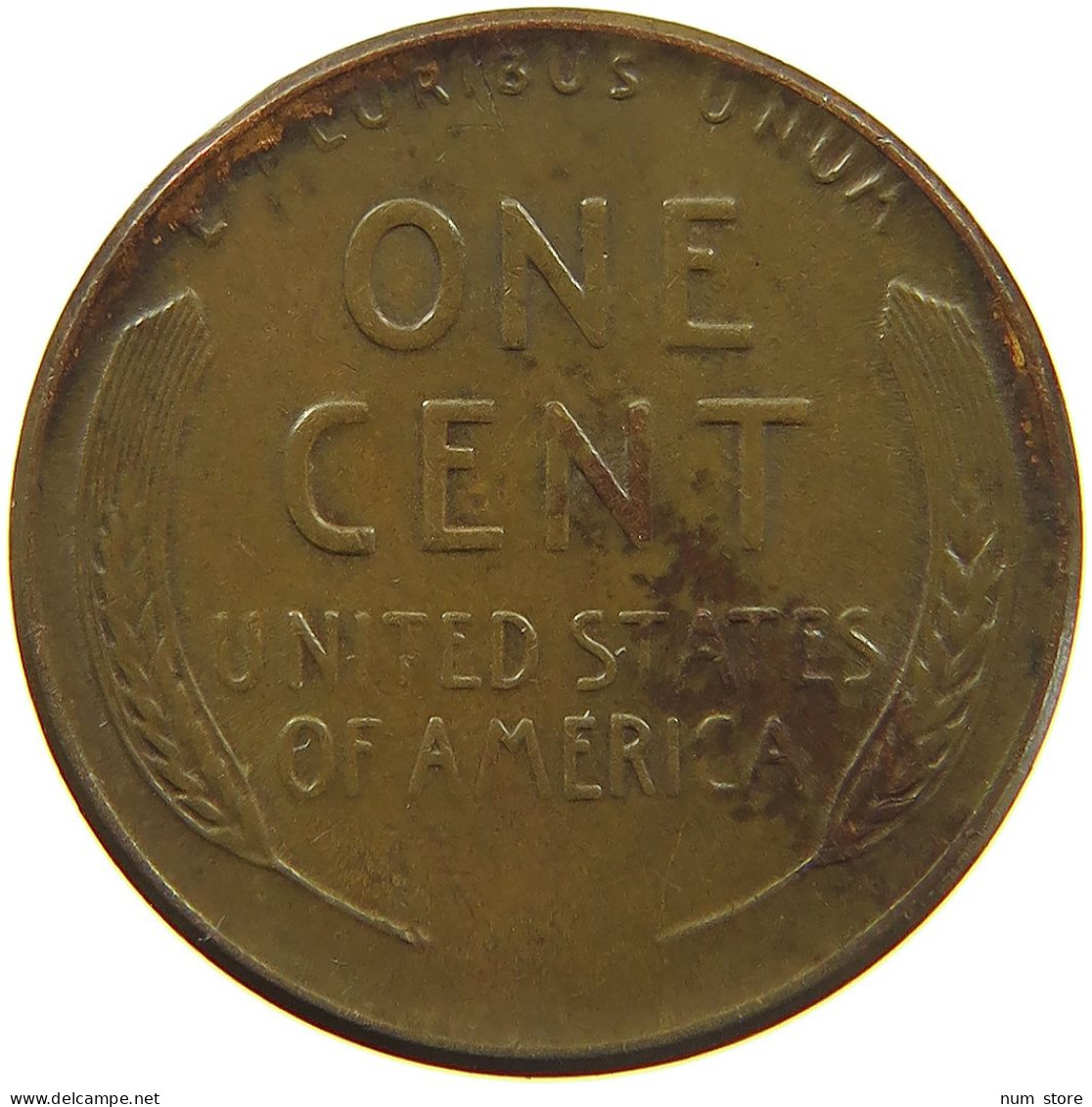 UNITED STATES OF AMERICA CENT 1944 LINCOLN #s091 0347 - 1909-1958: Lincoln, Wheat Ears Reverse