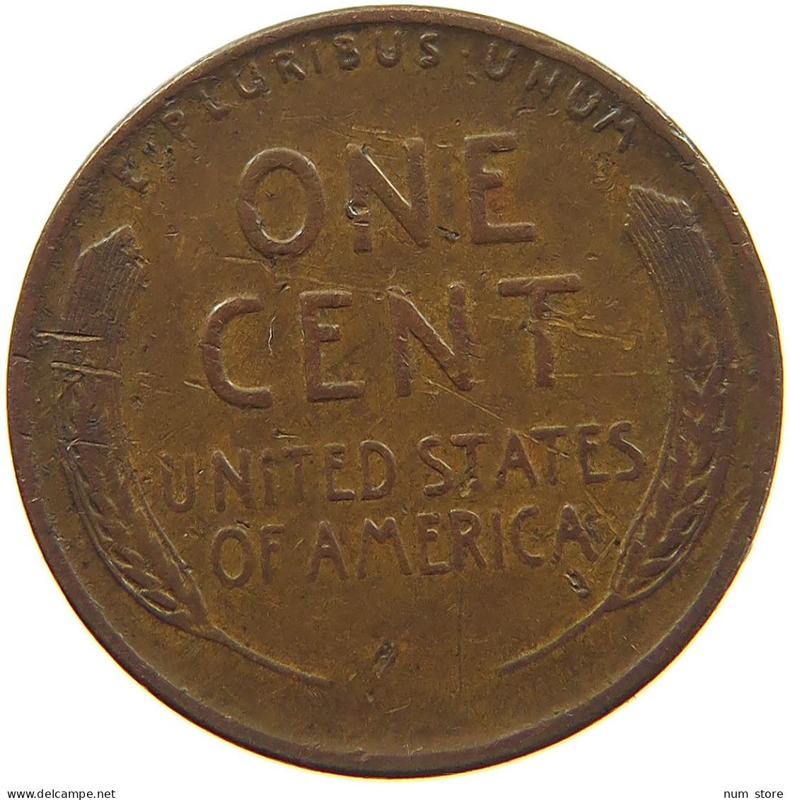 UNITED STATES OF AMERICA CENT 1942 D LINCOLN #s091 0273 - 1909-1958: Lincoln, Wheat Ears Reverse