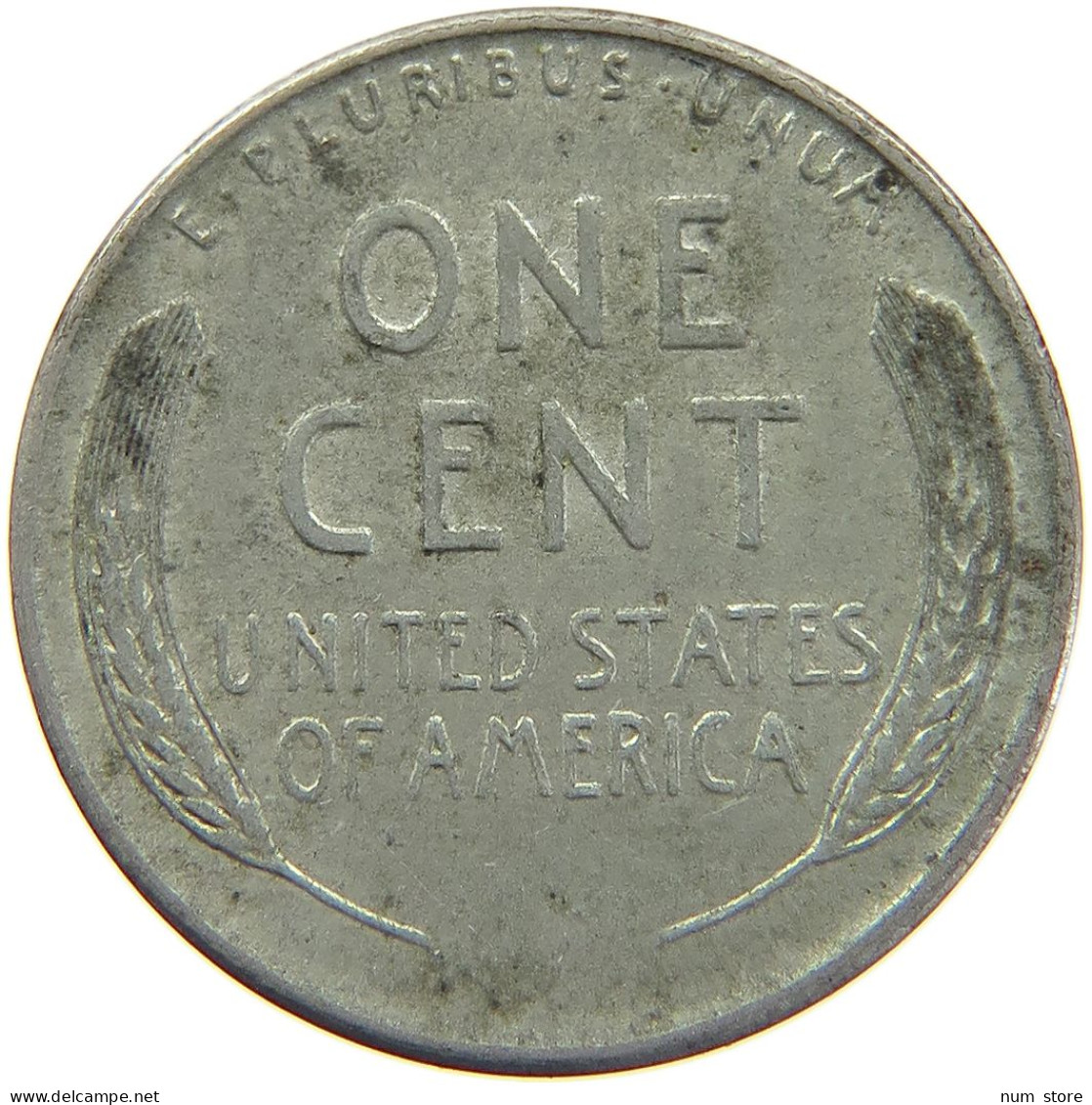 UNITED STATES OF AMERICA CENT 1943 LINCOLN #s093 0035 - 1909-1958: Lincoln, Wheat Ears Reverse