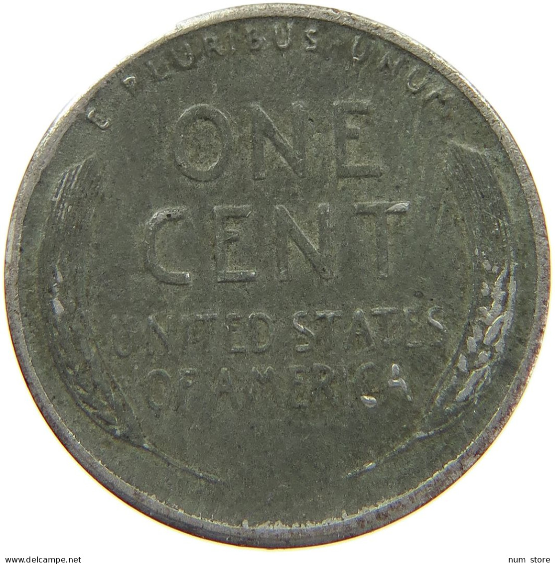 UNITED STATES OF AMERICA CENT 1943 S LINCOLN #s093 0037 - 1909-1958: Lincoln, Wheat Ears Reverse