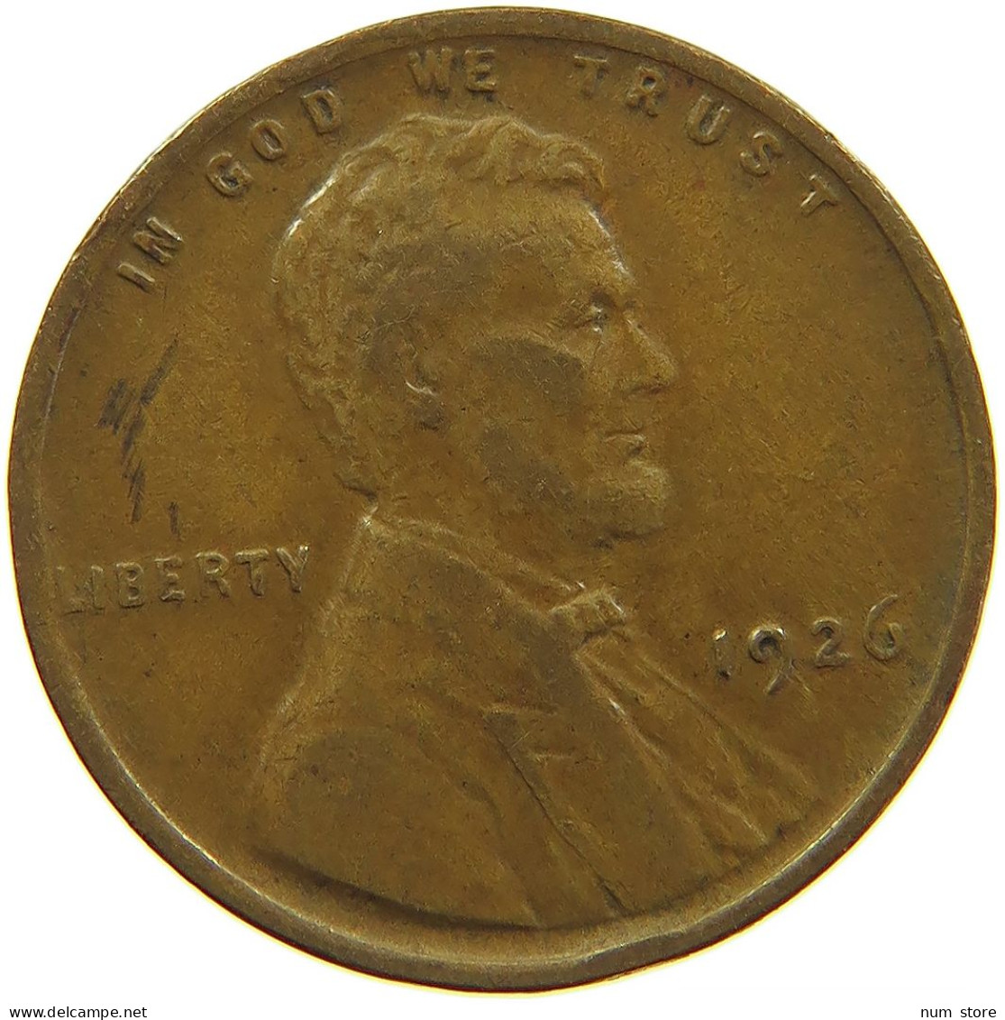 UNITED STATES OF AMERICA CENT 1926 LINCOLN #s091 0345 - 1909-1958: Lincoln, Wheat Ears Reverse