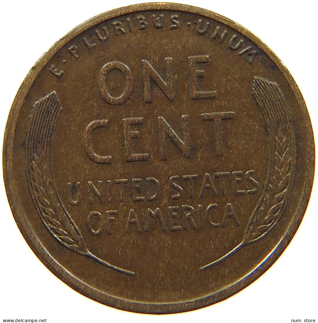 UNITED STATES OF AMERICA CENT 1917 S LINCOLN #s091 0261 - 1909-1958: Lincoln, Wheat Ears Reverse