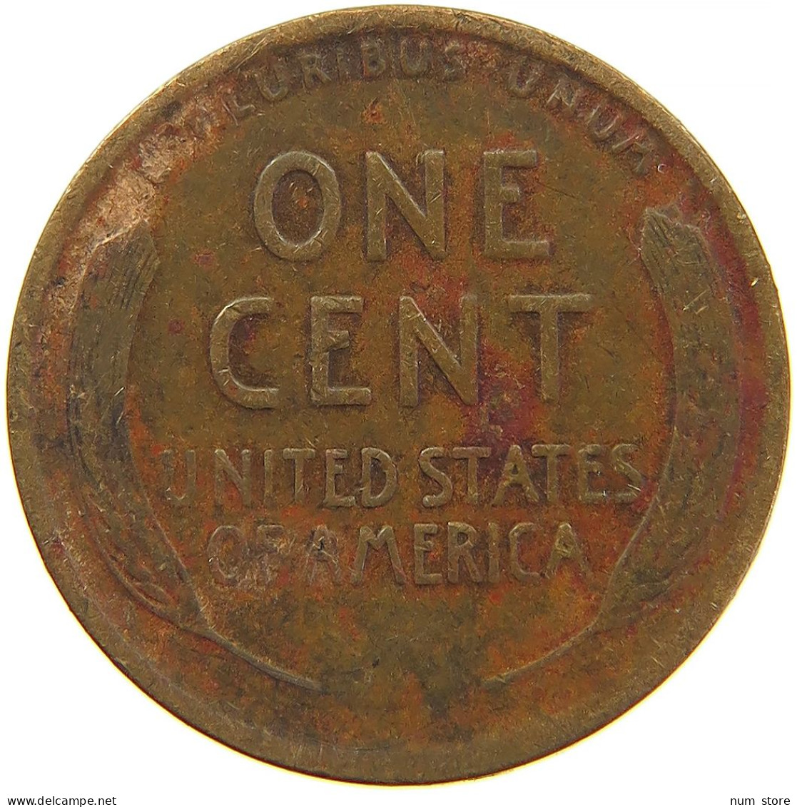 UNITED STATES OF AMERICA CENT 1918 #s100 0425 - 1909-1958: Lincoln, Wheat Ears Reverse