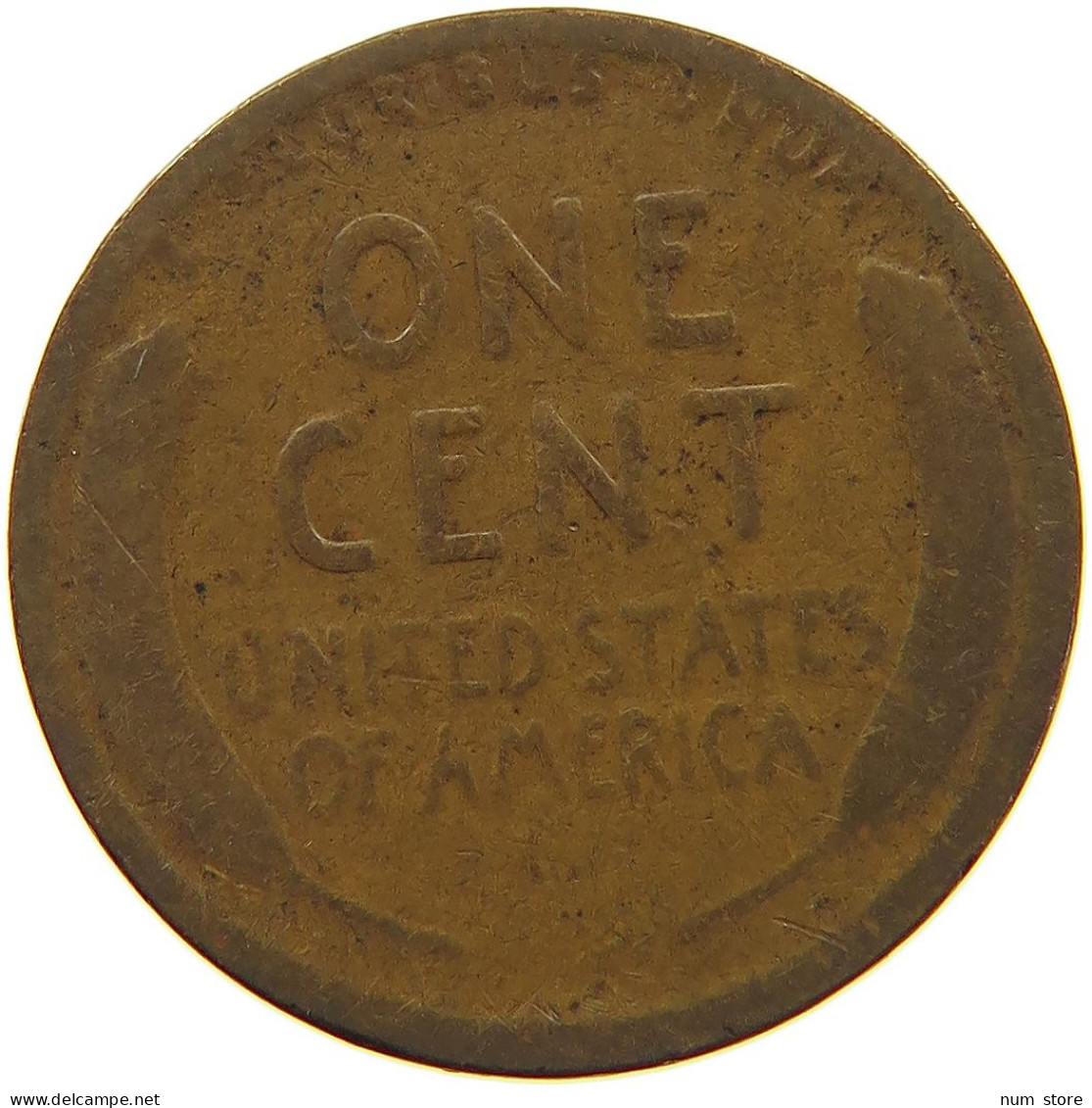 UNITED STATES OF AMERICA CENT 1914 LINCOLN #s091 0277 - 1909-1958: Lincoln, Wheat Ears Reverse