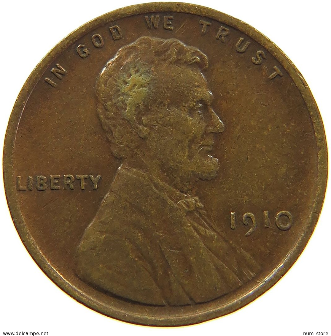 UNITED STATES OF AMERICA CENT 1910 LINCOLN #s091 0339 - 1909-1958: Lincoln, Wheat Ears Reverse