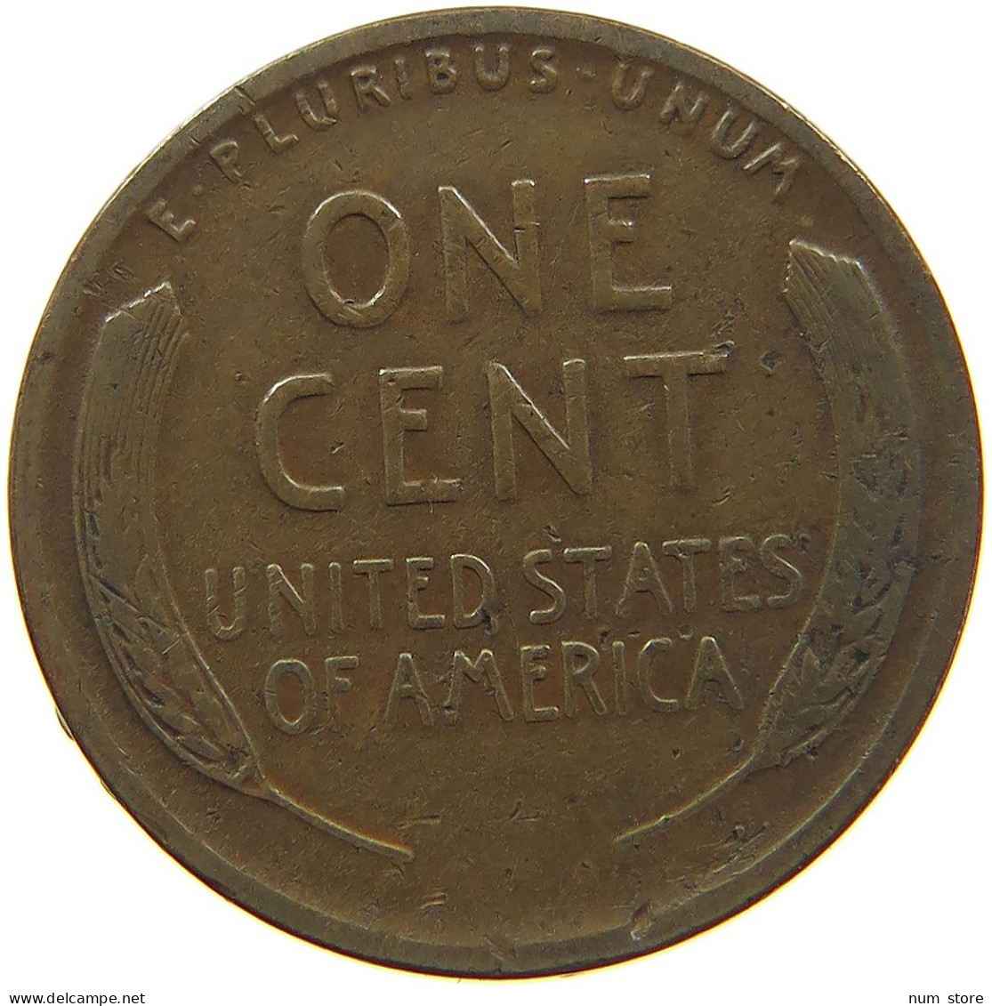 UNITED STATES OF AMERICA CENT 1916 D LINCOLN #s091 0287 - 1909-1958: Lincoln, Wheat Ears Reverse