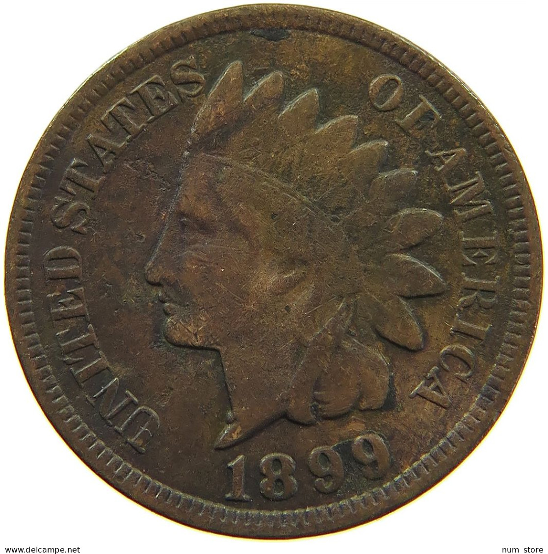 UNITED STATES OF AMERICA CENT 1908 INDIAN HEAD #s091 0367 - 1859-1909: Indian Head