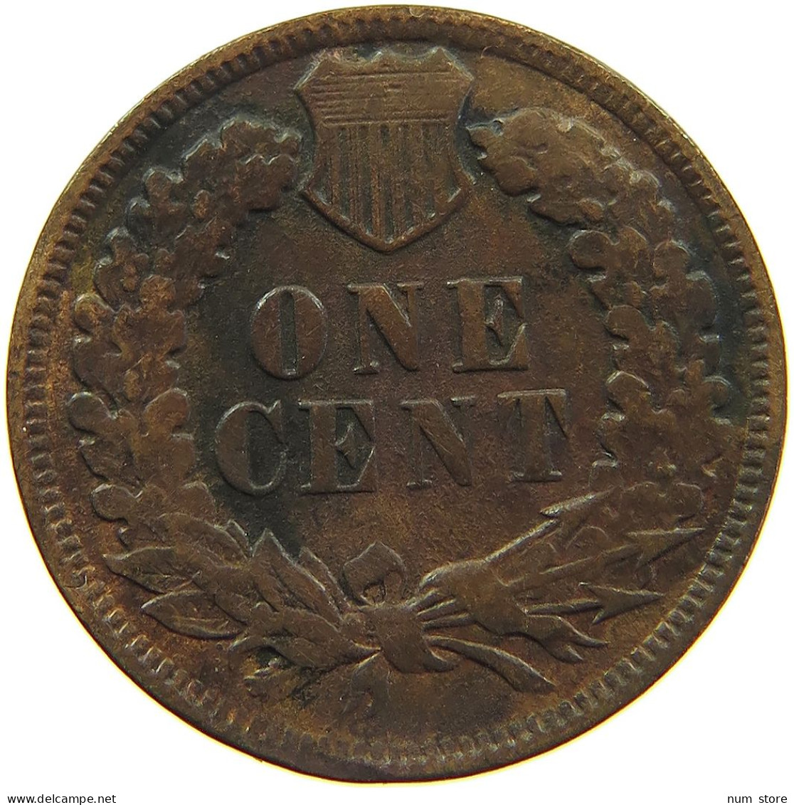 UNITED STATES OF AMERICA CENT 1908 INDIAN HEAD #s091 0367 - 1859-1909: Indian Head