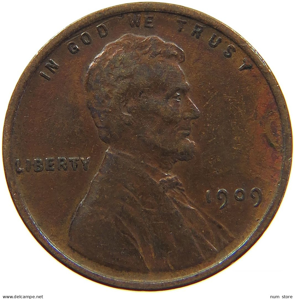 UNITED STATES OF AMERICA CENT 1909 LINCOLN #s091 0265 - 1909-1958: Lincoln, Wheat Ears Reverse