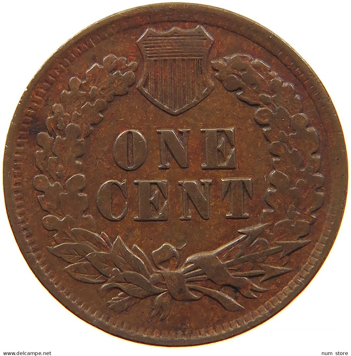 UNITED STATES OF AMERICA CENT 1902 INDIAN HEAD #s096 0101 - 1859-1909: Indian Head