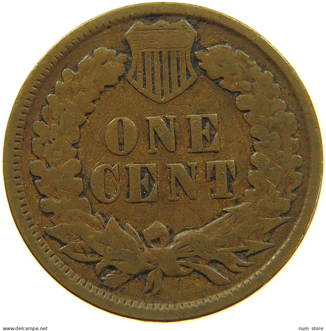 UNITED STATES OF AMERICA CENT 1892 INDIAN HEAD #s091 0375 - 1859-1909: Indian Head