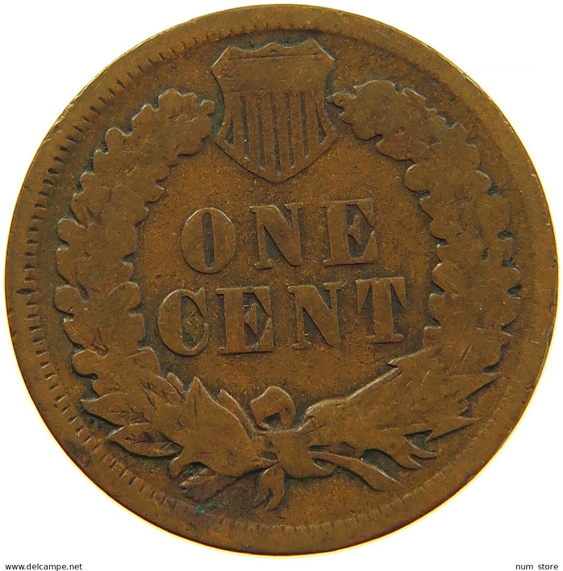 UNITED STATES OF AMERICA CENT 1893 INDIAN HEAD #s091 0381 - 1859-1909: Indian Head