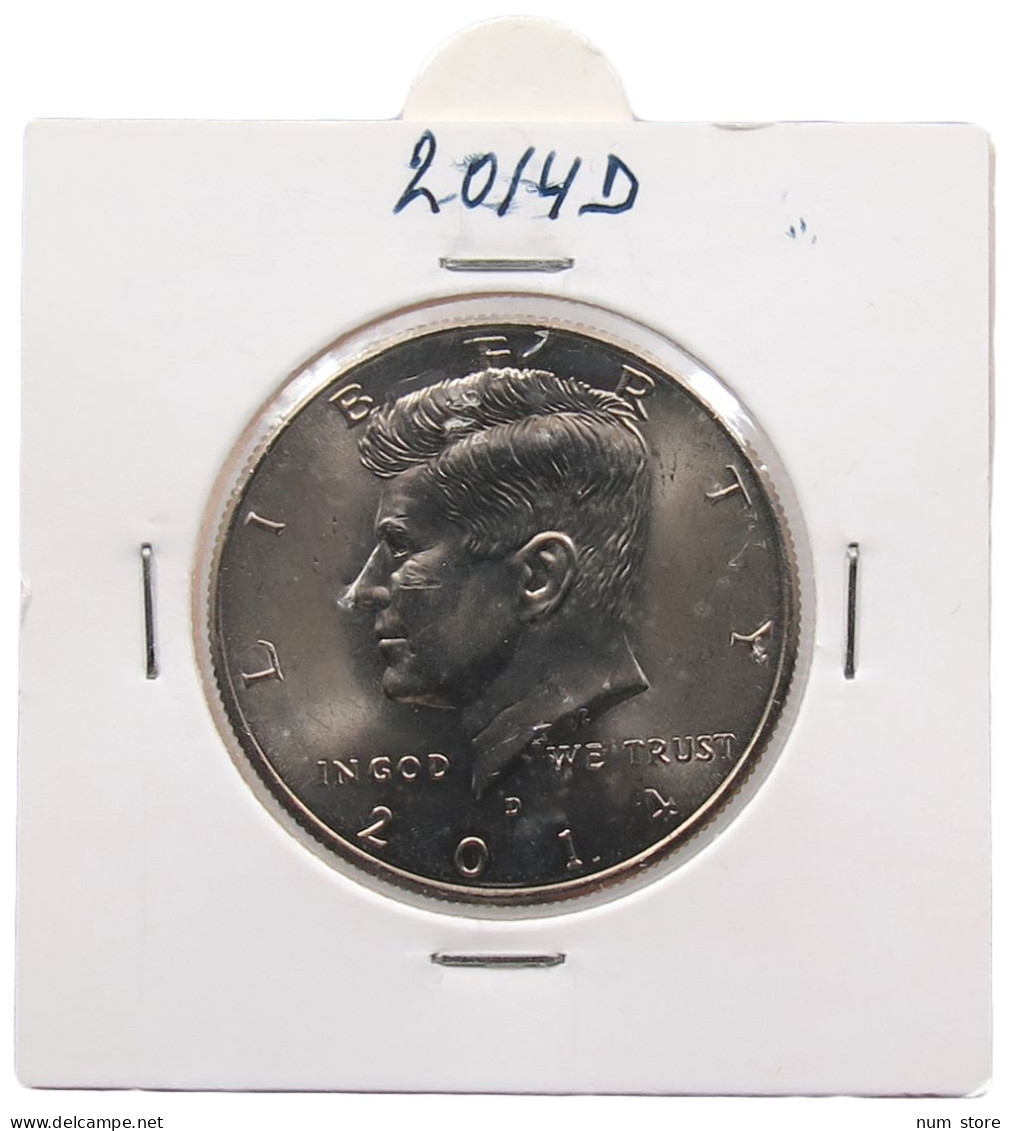 UNITED STATES OF AMERICA 1/2 HALF DOLLAR 2014 D KENNEDY #alb071 0687 - 1964-…: Kennedy