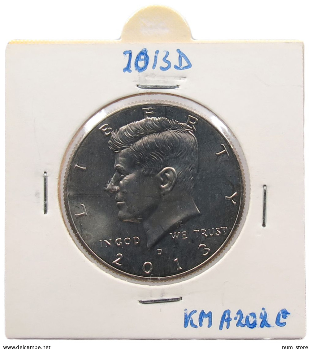 UNITED STATES OF AMERICA 1/2 HALF DOLLAR 2013 D KENNEDY #alb071 0661 - 1964-…: Kennedy