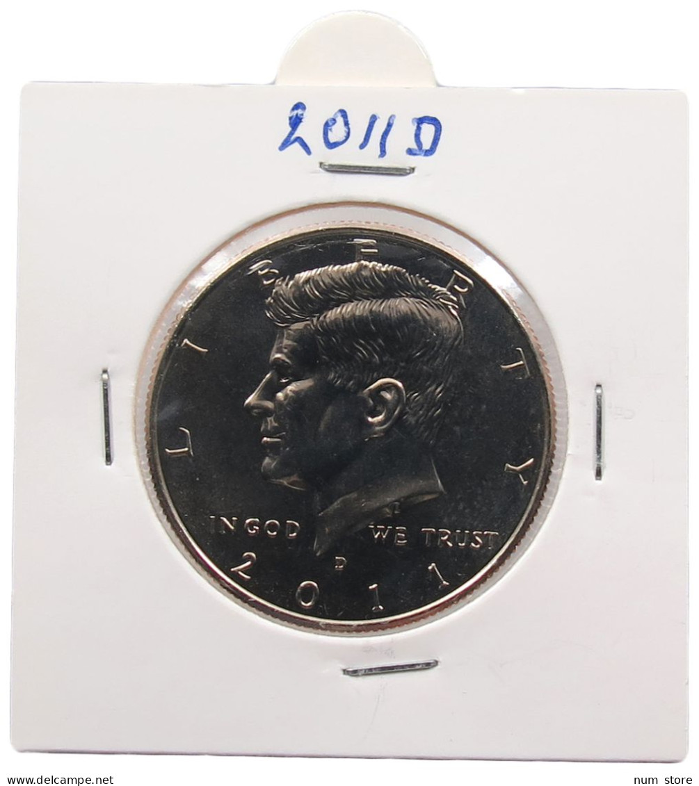 UNITED STATES OF AMERICA 1/2 HALF DOLLAR 2011 D KENNEDY #alb071 0697 - 1964-…: Kennedy