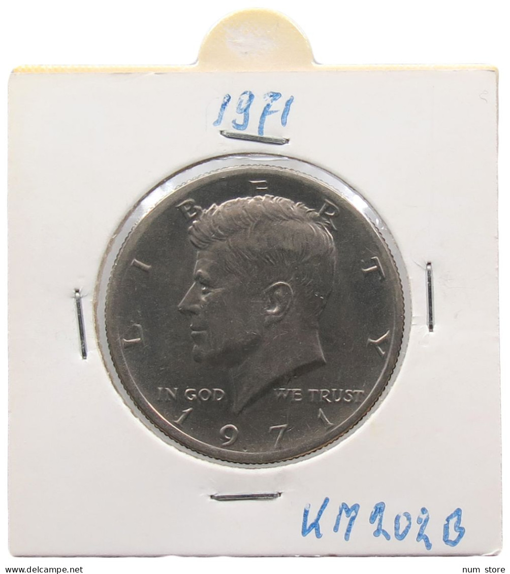 UNITED STATES OF AMERICA 1/2 HALF DOLLAR 1971 KENNEDY #alb071 0663 - 1964-…: Kennedy