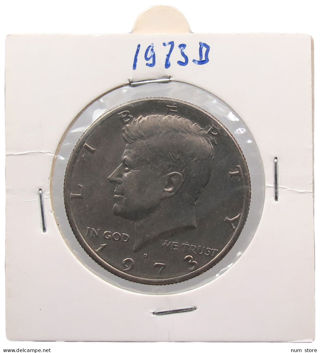 UNITED STATES OF AMERICA 1/2 HALF DOLLAR 1973 D KENNEDY #alb071 0665 - 1964-…: Kennedy