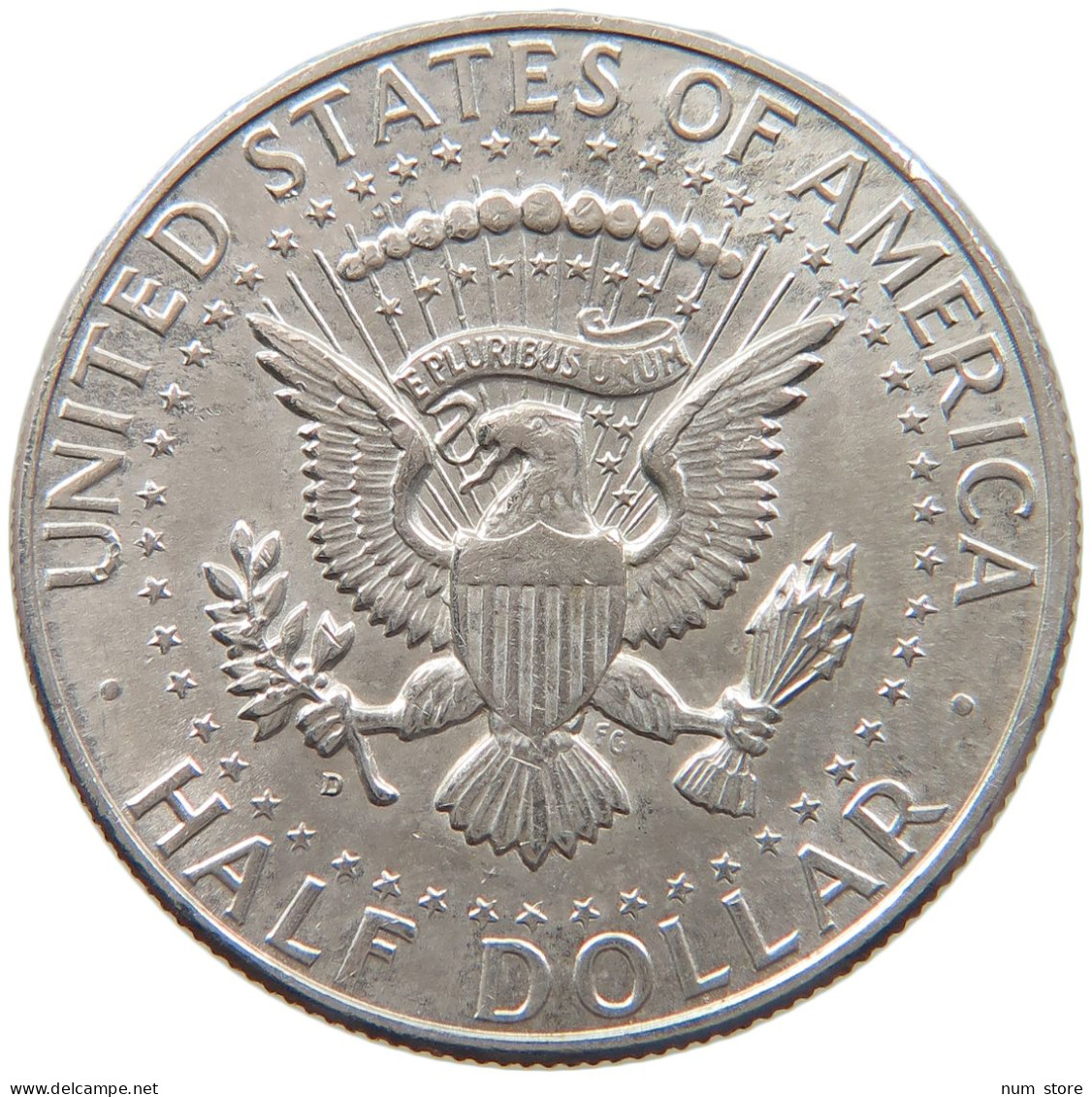 UNITED STATES OF AMERICA 1/2 DOLLAR 1964 D KENNEDY #s093 0019 - 1964-…: Kennedy