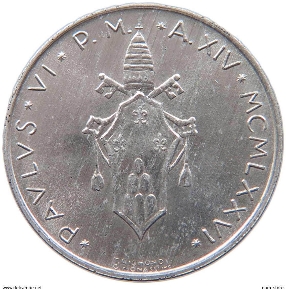 VATICAN 10 LIRE 1976 #s089 0595 - Vaticano