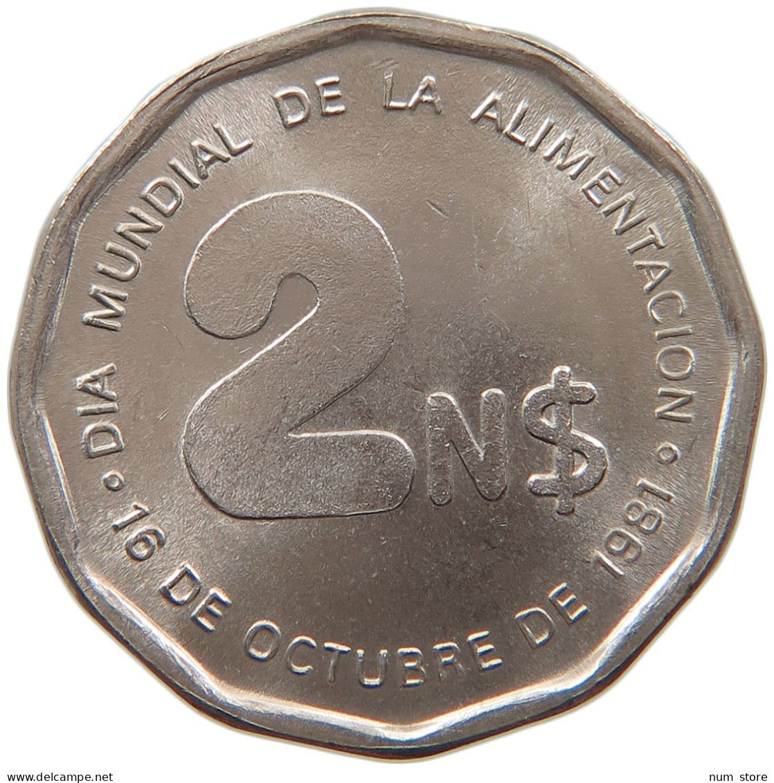 URUGUAY 2 PESOS 1981 #s097 0079 - Uruguay