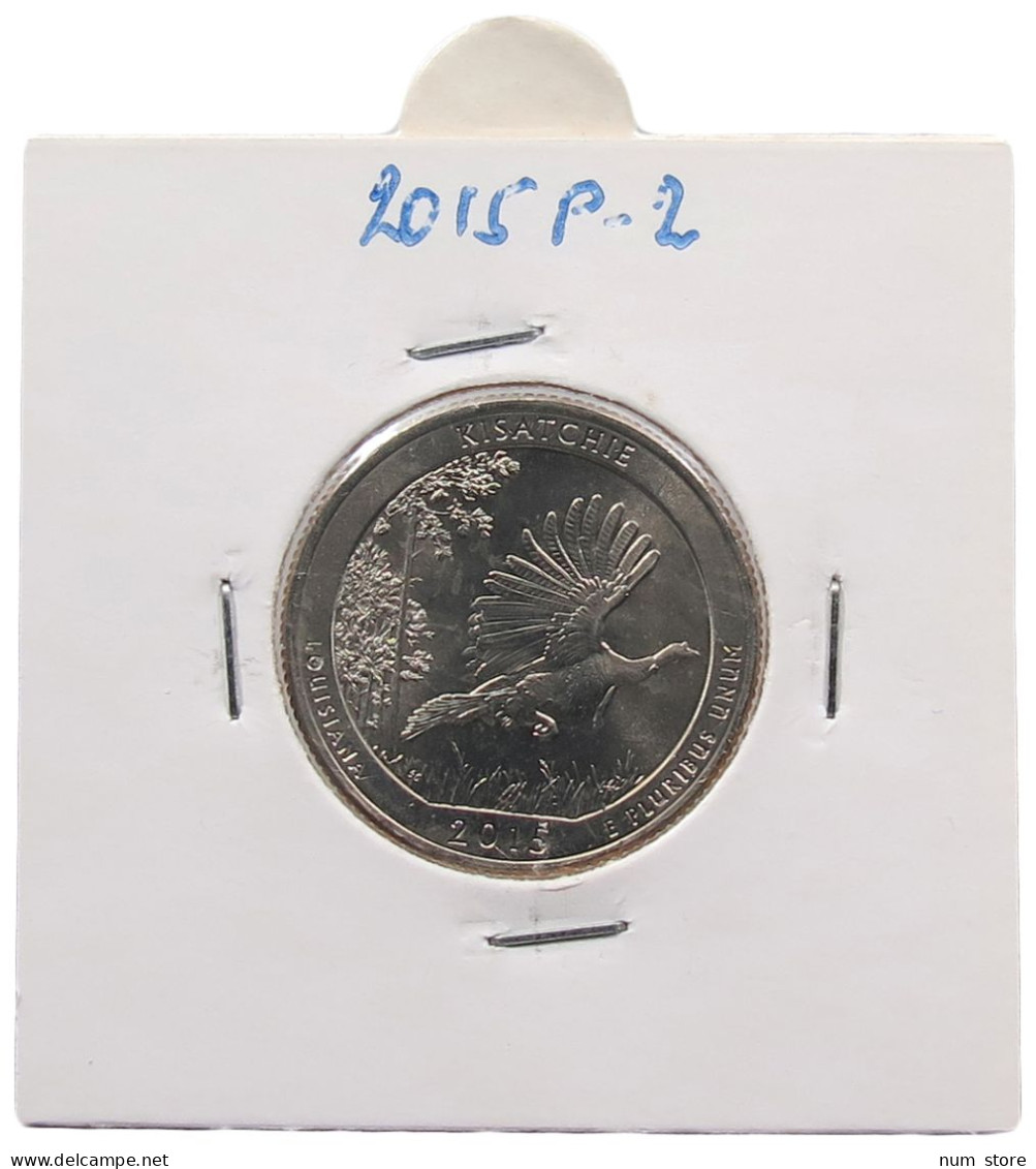 UNITED STATES OF AMERICA QUARTER 2015 P KISATCHIE #alb071 0269 - 2010-...: National Parks