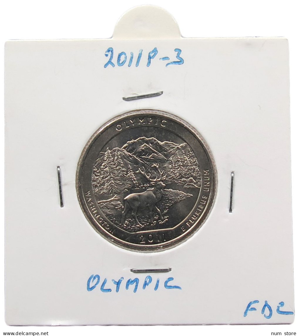 UNITED STATES OF AMERICA QUARTER 2011 P OLYMPIC #alb071 0053 - 2010-...: National Parks