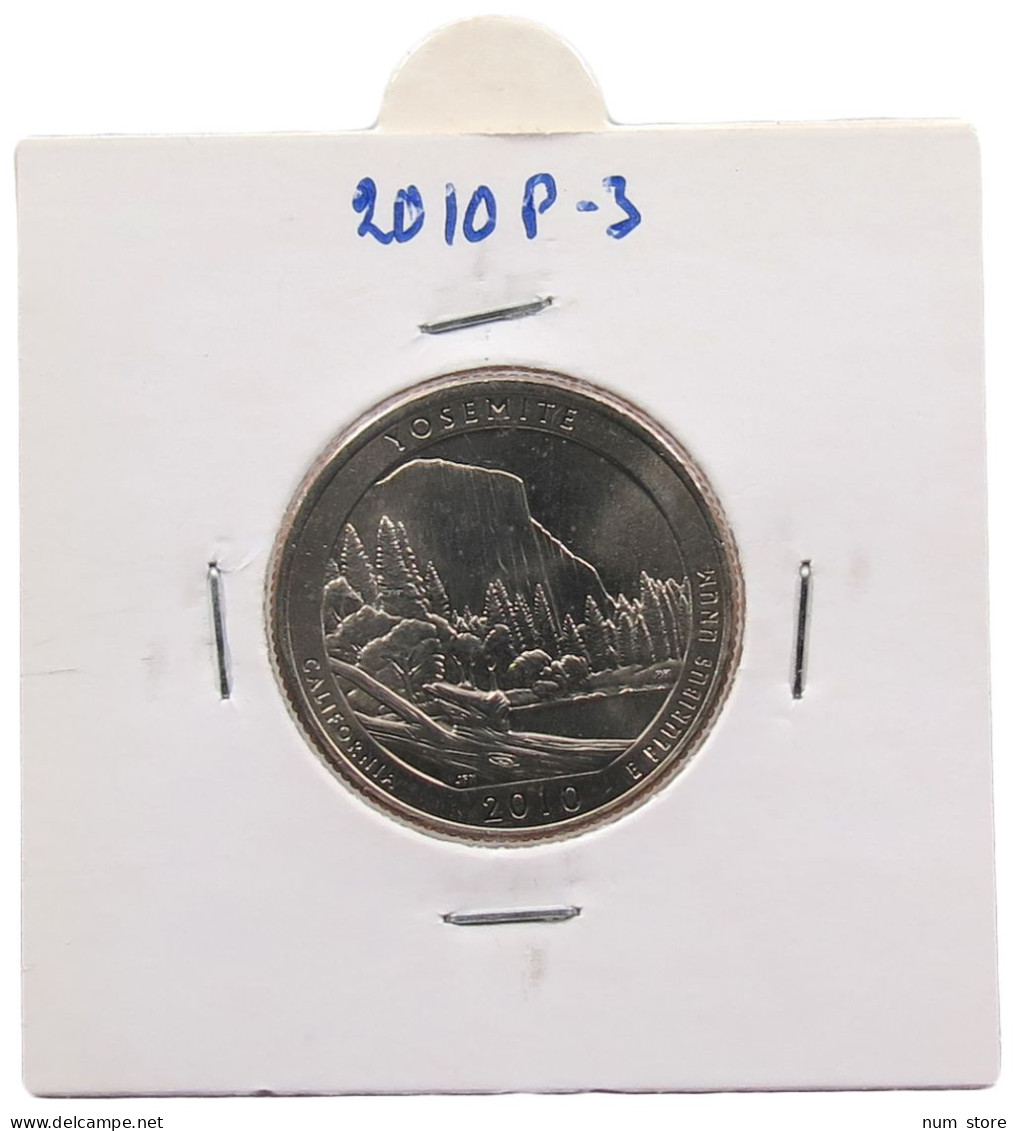 UNITED STATES OF AMERICA QUARTER 2010 P YOSEMITE #alb071 0043 - 2010-...: National Parks