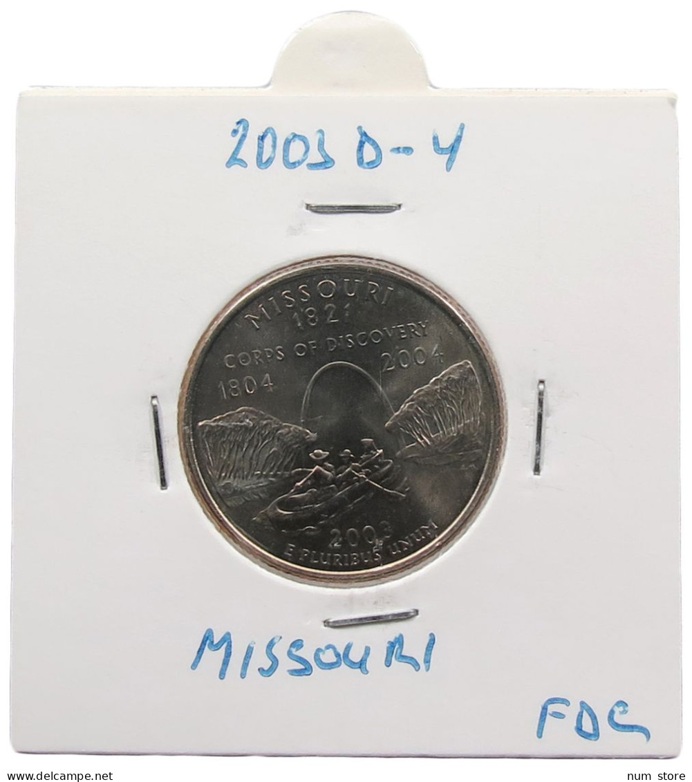 UNITED STATES OF AMERICA QUARTER 2003 D MISSOURI #alb071 0353 - 1999-2009: State Quarters