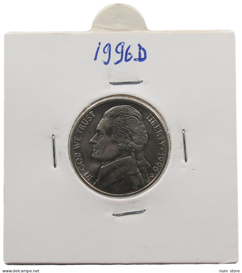 UNITED STATES OF AMERICA NICKEL 1996 D JEFFERSON #alb070 0651 - 1938-…: Jefferson