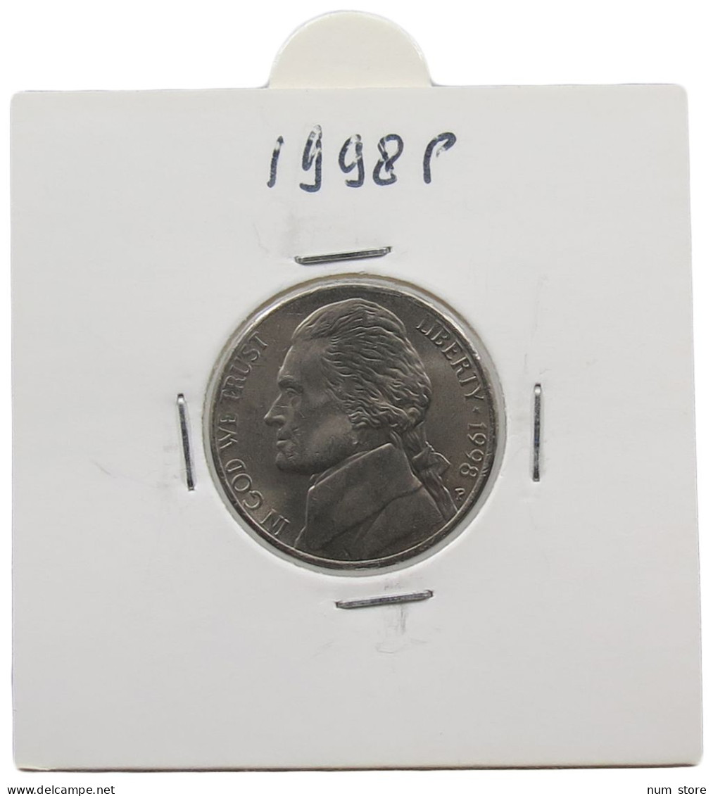 UNITED STATES OF AMERICA NICKEL 1998 P JEFFERSON #alb070 0667 - 1938-…: Jefferson