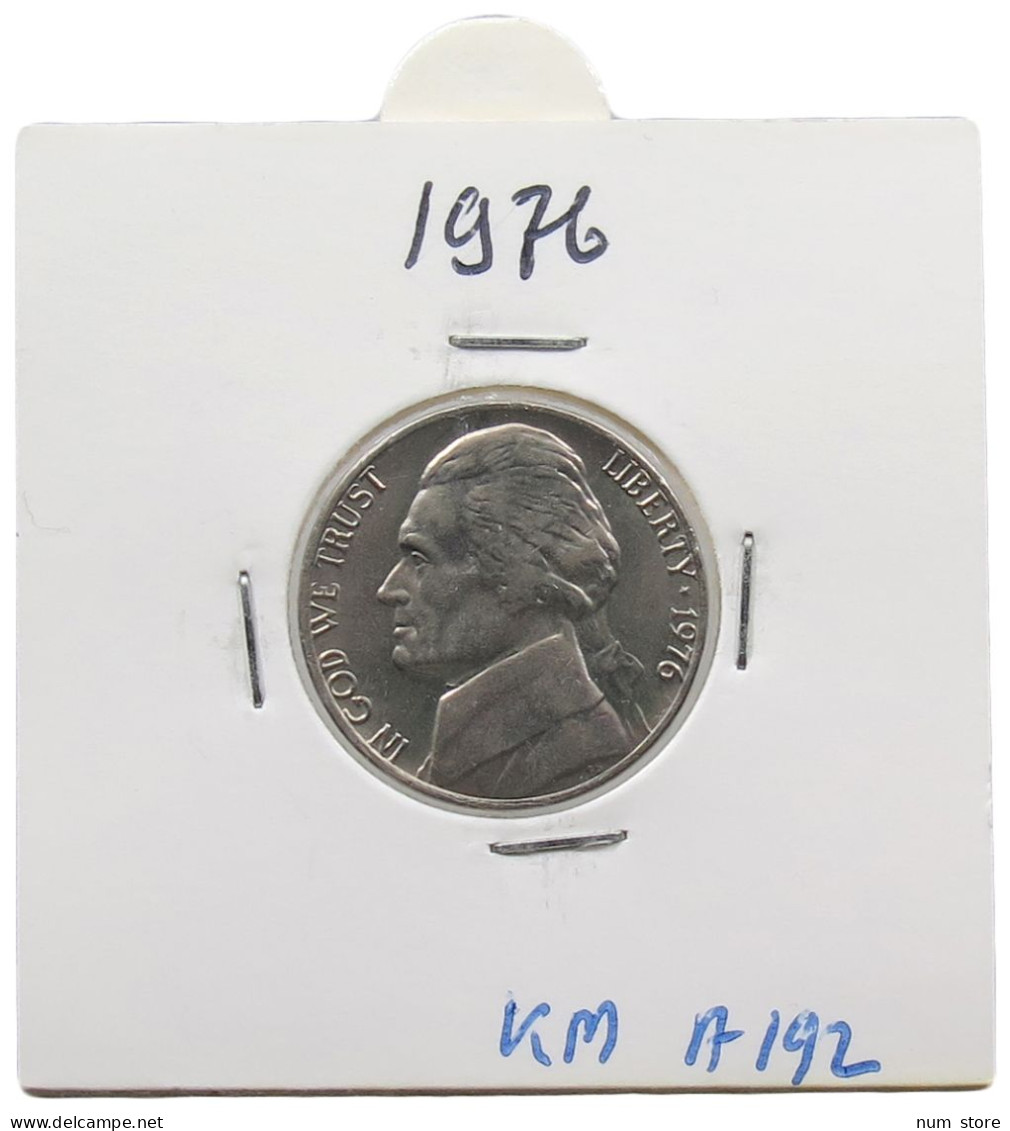 UNITED STATES OF AMERICA NICKEL 1976 JEFFERSON #alb070 0555 - 1938-…: Jefferson