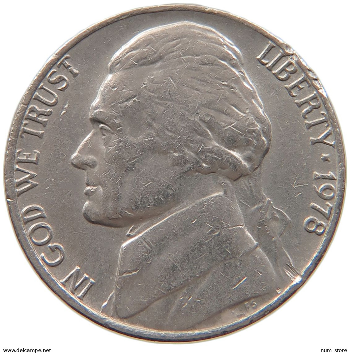 UNITED STATES OF AMERICA NICKEL 1978 JEFFERSON #s093 0095 - 1938-…: Jefferson