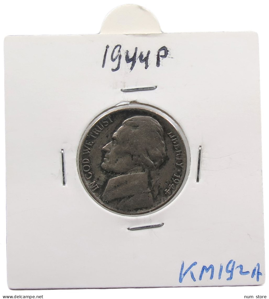 UNITED STATES OF AMERICA NICKEL 1944 P JEFFERSON #alb070 0499 - 1938-…: Jefferson