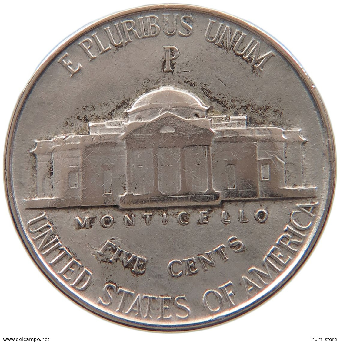 UNITED STATES OF AMERICA NICKEL 1942 P JEFFERSON #s100 0015 - 1938-…: Jefferson