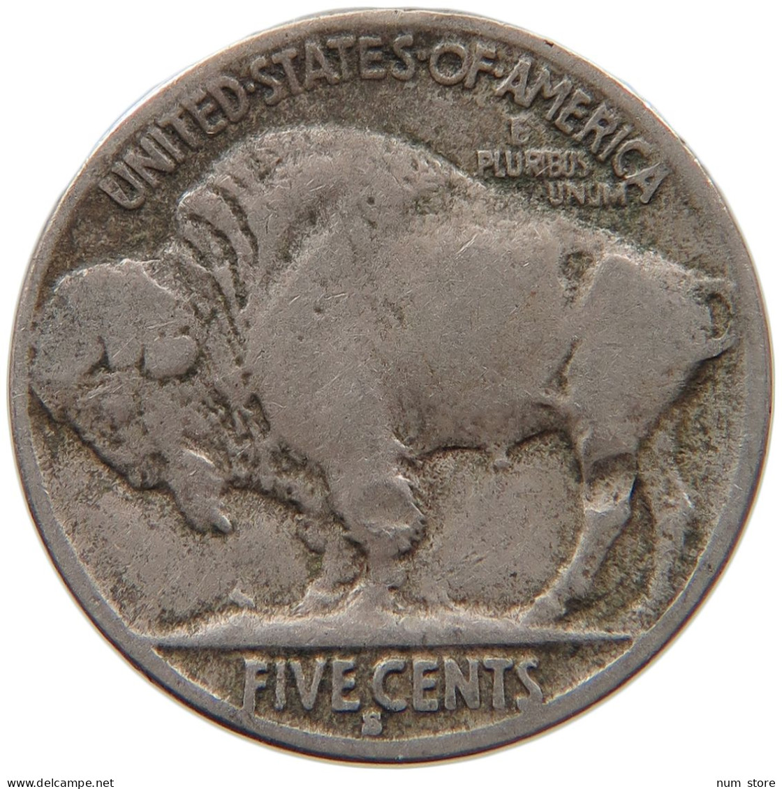 UNITED STATES OF AMERICA NICKEL 1929 S BUFFALO #s093 0085 - 1913-1938: Buffalo