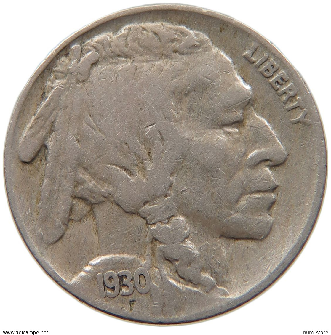 UNITED STATES OF AMERICA NICKEL 1930 BUFFALO #s093 0057 - 1913-1938: Buffalo