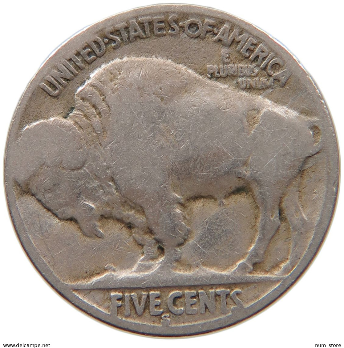 UNITED STATES OF AMERICA NICKEL 1928 S BUFFALO #s093 0083 - 1913-1938: Buffalo