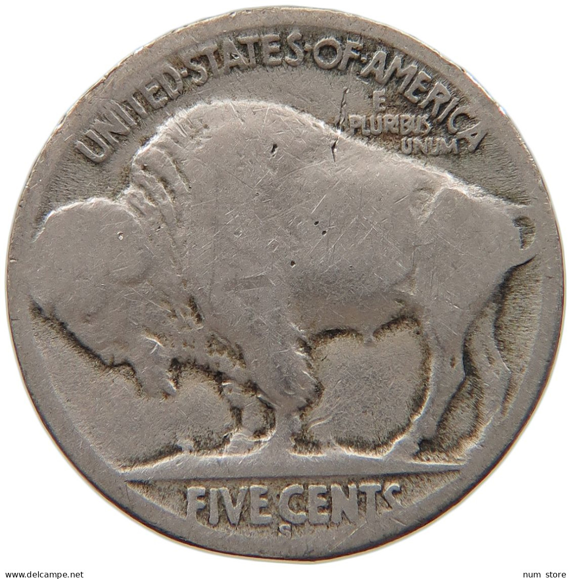 UNITED STATES OF AMERICA NICKEL 1923 S BUFFALO #s093 0053 - 1913-1938: Buffalo