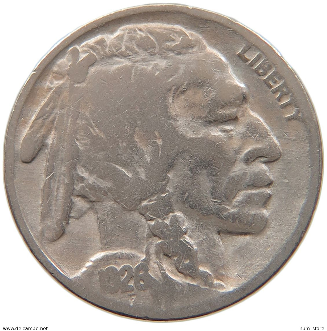 UNITED STATES OF AMERICA NICKEL 1926 BUFFALO #s093 0077 - 1913-1938: Buffalo