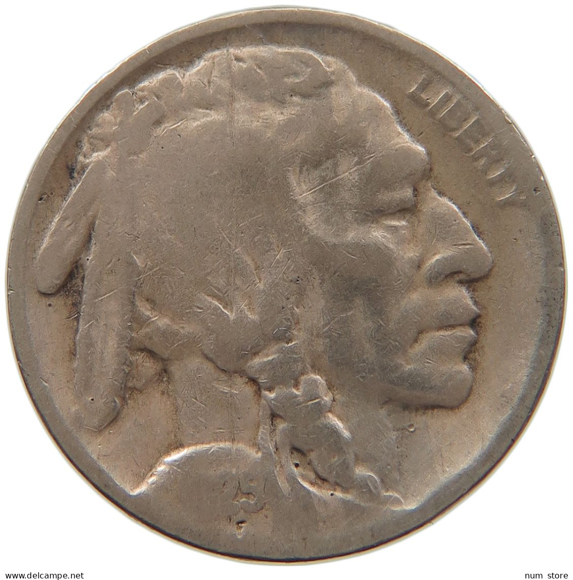 UNITED STATES OF AMERICA NICKEL 1925 BUFFALO #s093 0079 - 1913-1938: Buffalo