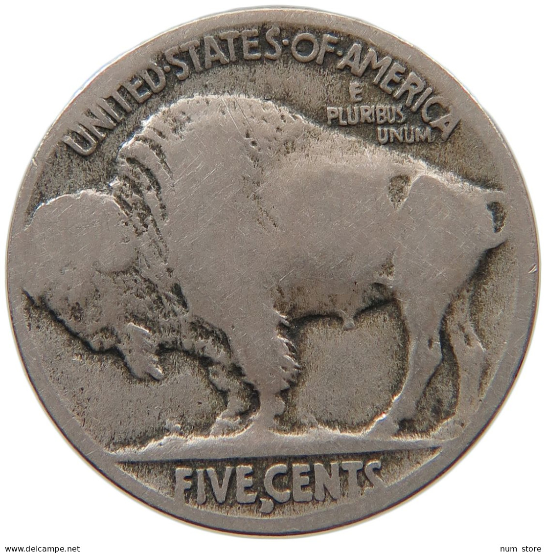 UNITED STATES OF AMERICA NICKEL 1916 D BUFFALO #s093 0061 - 1913-1938: Buffalo