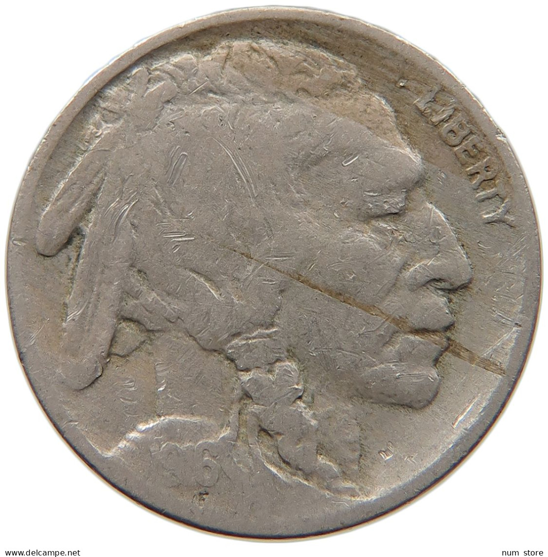 UNITED STATES OF AMERICA NICKEL 1916 BUFFALO #s093 0045 - 1913-1938: Buffalo