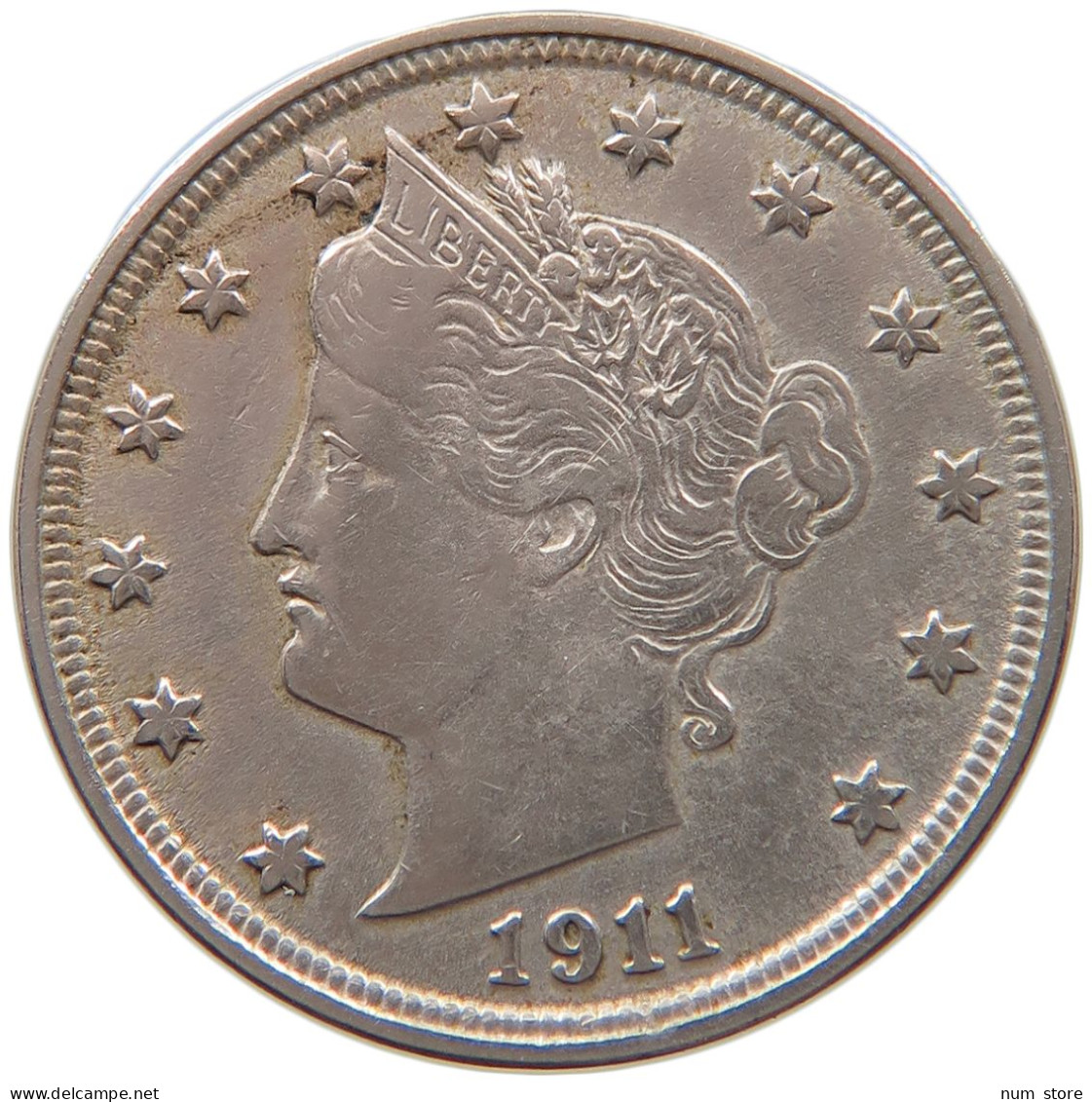 UNITED STATES OF AMERICA NICKEL 1911 LIBERTY #s094 0603 - 1883-1913: Liberty (Libertà)