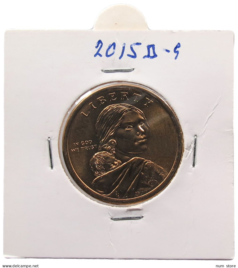 UNITED STATES OF AMERICA DOLLAR 2015 D SACAGAWEA #alb070 0359 - 2000-…: Sacagawea