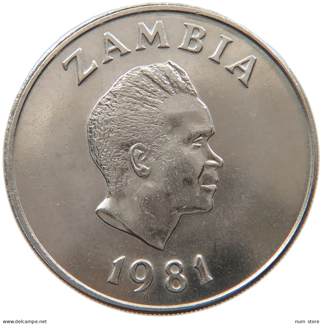 ZAMBIA 20 NGWEE 1981 #s097 0035 - Zambie