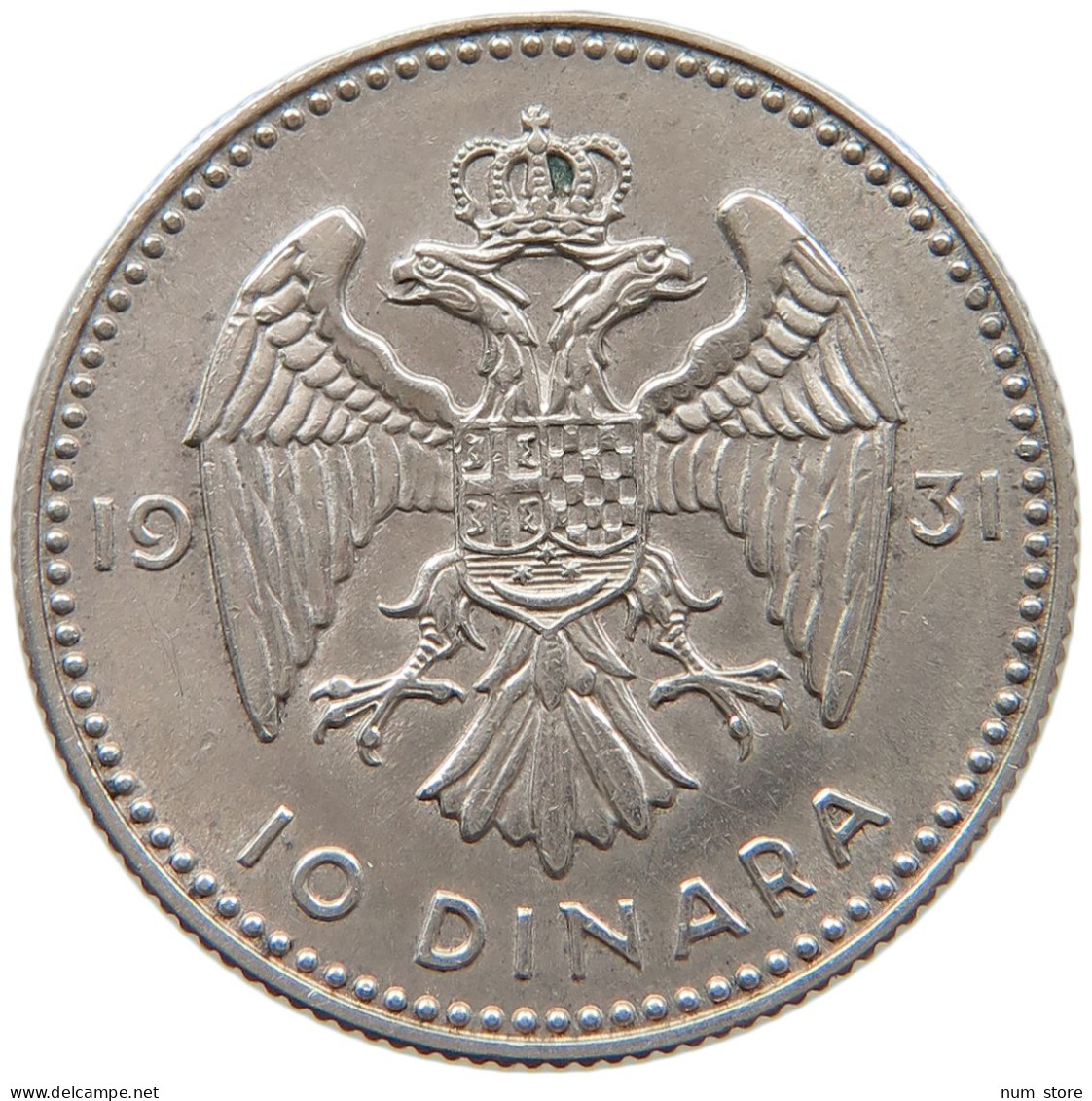 YUGOSLAVIA 10 DINARA 1931 #s094 0147 - Yugoslavia